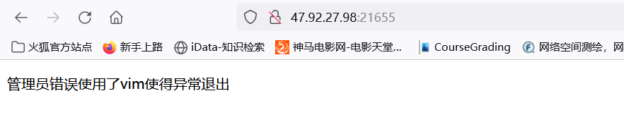 vim异常退出